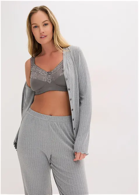 Entlastungs-BH ohne B&uuml;gel mit gepolsterten Tr&auml;gern (2er Pack), bonprix