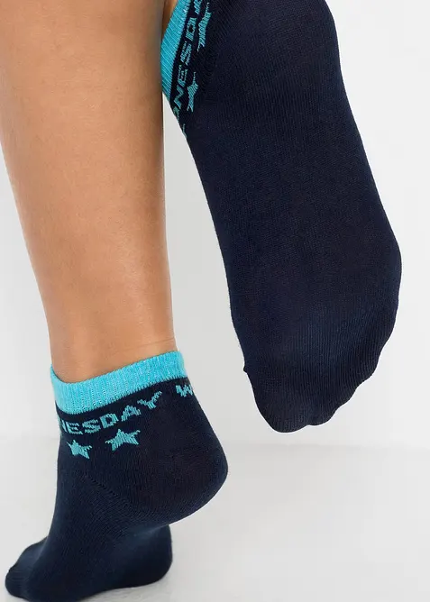 Kurzsocken mit Bio-Baumwolle (7er Pack), bonprix