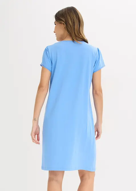 Chemise de nuit d&rsquo;allaitement coton et dentelle, bonprix
