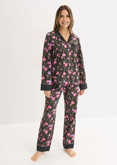 Pyjama aus reiner Baumwolle, bonprix