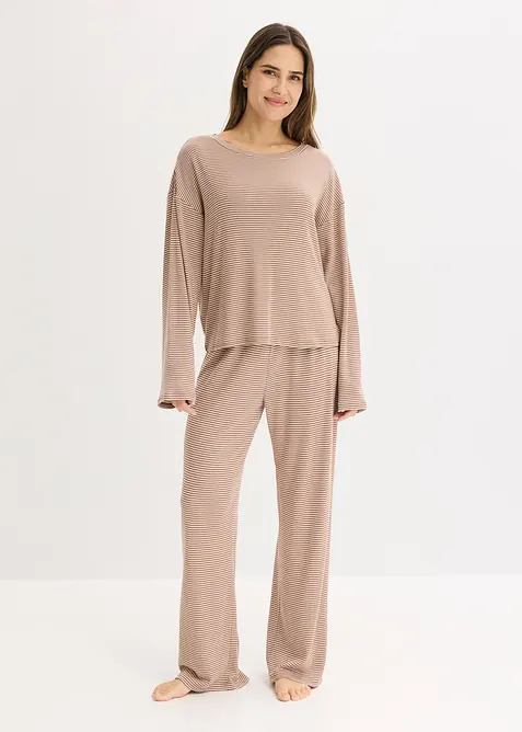 Pyjama oversize en coton doux, bonprix