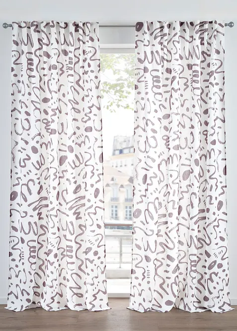 Gardine mit Struktur, auch in extra lang (1er Pack), bonprix