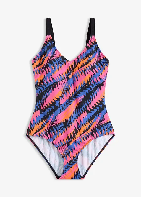 Badeanzug mit V-Ausschnitt, bonprix