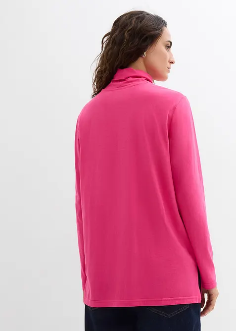 Rollkragenshirt aus reiner Bio-Baumwolle, bonprix