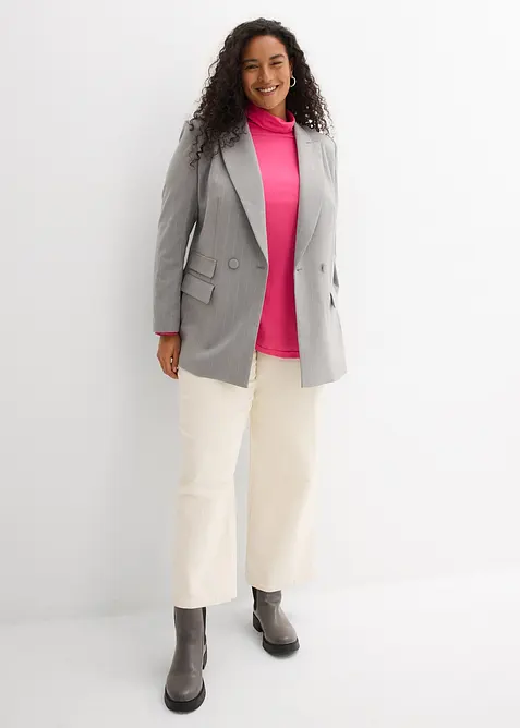 Rollkragenshirt aus reiner Bio-Baumwolle, bonprix