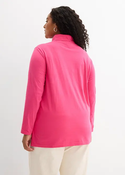 Rollkragenshirt aus reiner Bio-Baumwolle, bonprix