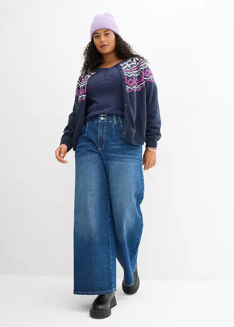 Langarmshirt aus reiner Bio-Baumwolle, bonprix