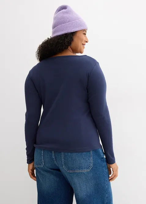 Langarmshirt aus reiner Bio-Baumwolle, bonprix