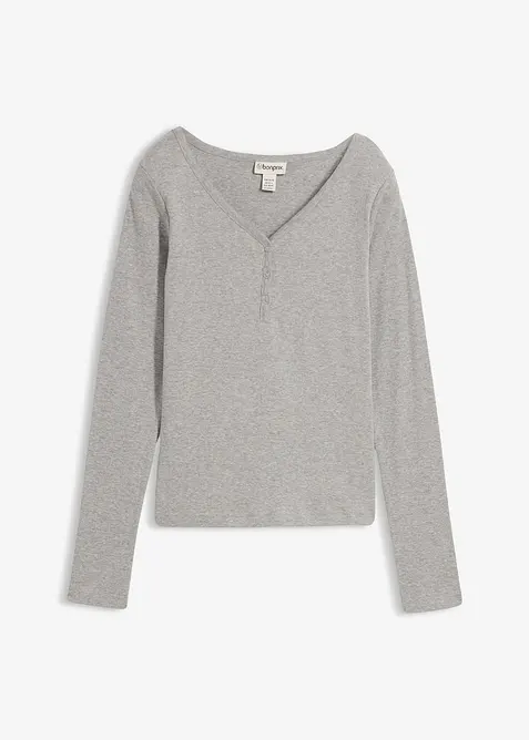 Langarmshirt aus reiner Bio-Baumwolle, bonprix
