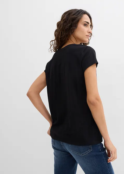 T-Shirt aus reiner Bio-Baumwolle (2er Pack), bonprix