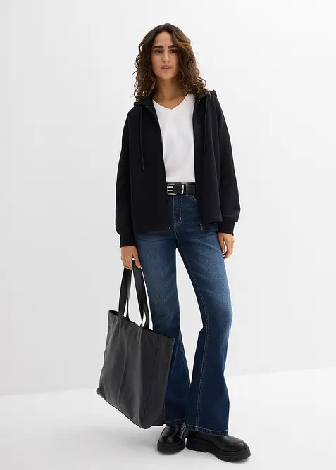 Sweatjacke aus reiner Bio-Baumwolle, bonprix