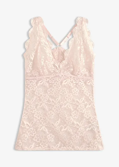 Top &agrave; dentelle, bonprix