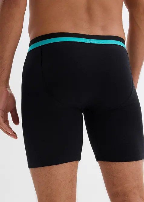 Lange Boxershorts eng mit weicher Baumwolle  (2er Pack), bonprix