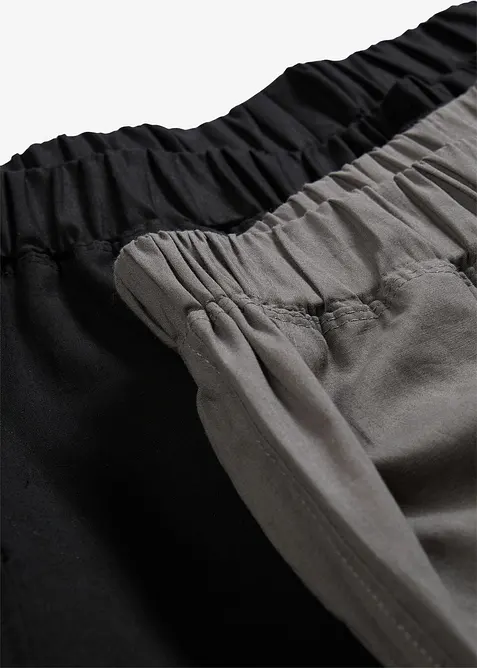 Lot de 2 pantalons de pyjama doux en coton, bonprix