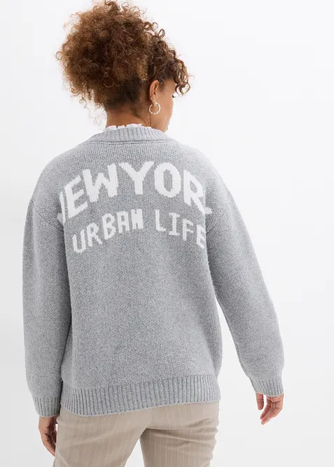 Oversize-Strickjacke, bonprix