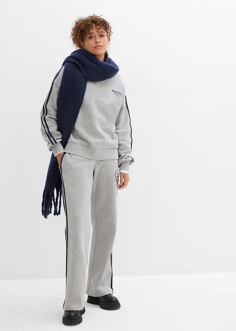 Oversize-Sweatshirt aus weichem Baumwoll-Mix, bonprix