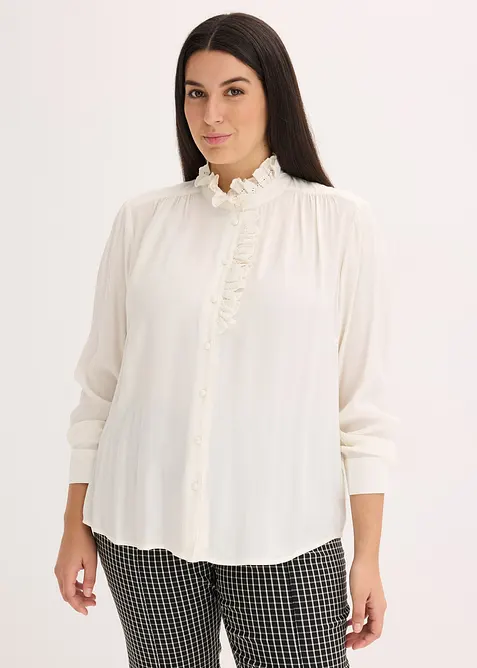 Bluse aus luftigem Cr&ecirc;pe, bonprix