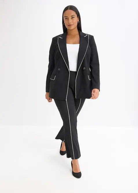 Stretch-Hose flared aus Bengalin, bonprix