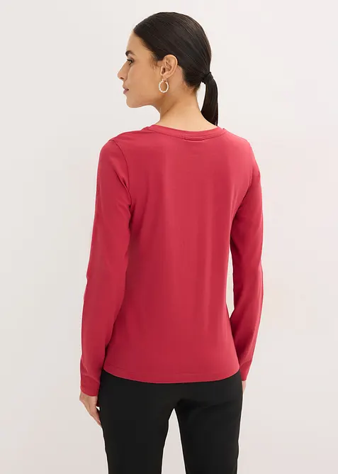 Langarmshirt mit Bio-Baumwolle, bonprix