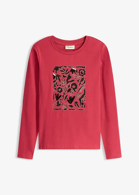 Langarmshirt mit Bio-Baumwolle, bonprix