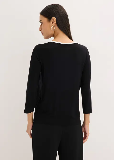 Shirt mit Kontrastblende, bonprix