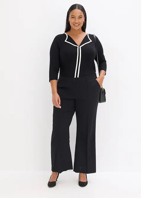 Shirt mit Kontrastblende, bonprix