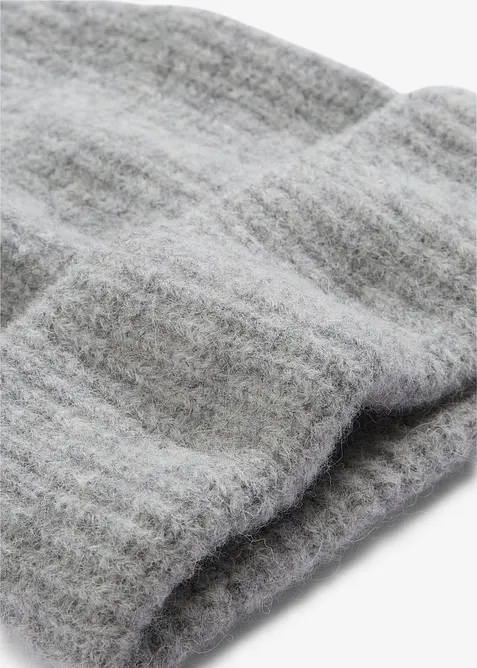 Bonnet en laine d&rsquo;alpaga m&eacute;lang&eacute;e, bonprix