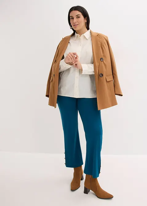 Jersey-Hose aus Punto di Roma, bonprix