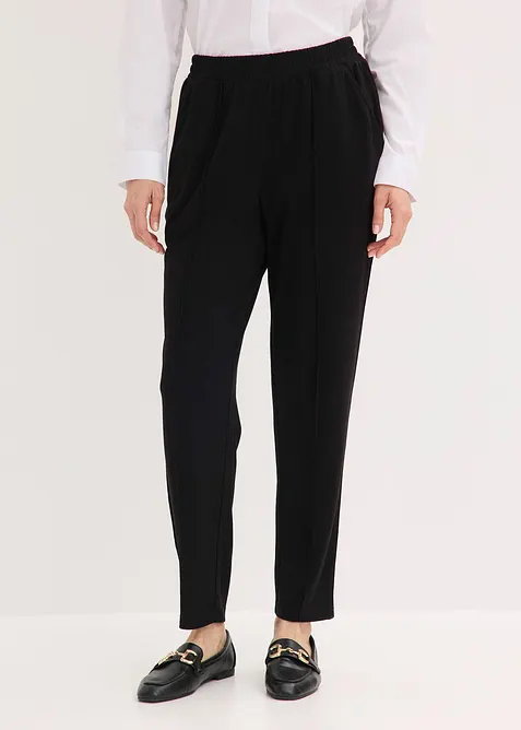 Pantalon &eacute;lastiqu&eacute; avec passepoils devant, bonprix