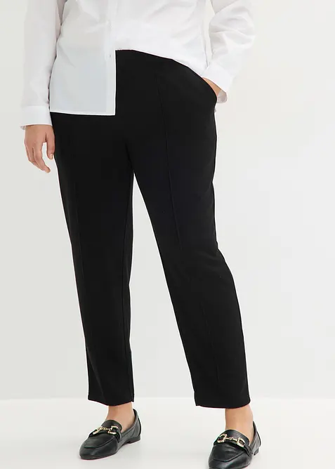 Pantalon &eacute;lastiqu&eacute; avec passepoils devant, bonprix
