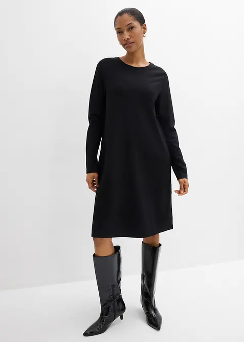 Shirtkleid in A-Linie aus Viskose-Mix, bonprix