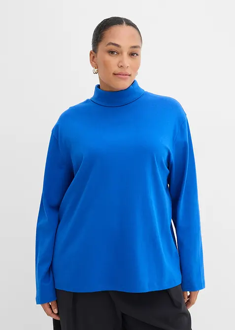 Rollkragenshirt aus reiner Bio-Baumwolle, bonprix
