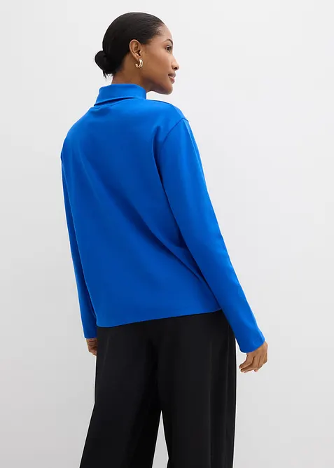 T-shirt col roul&eacute; 100% coton, bonprix