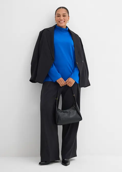 Rollkragenshirt aus reiner Bio-Baumwolle, bonprix