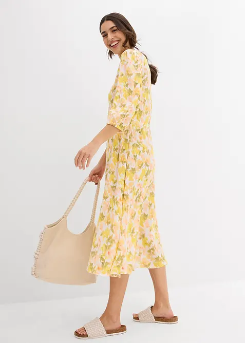 Kleid aus strukturiertem Crinkle, bonprix