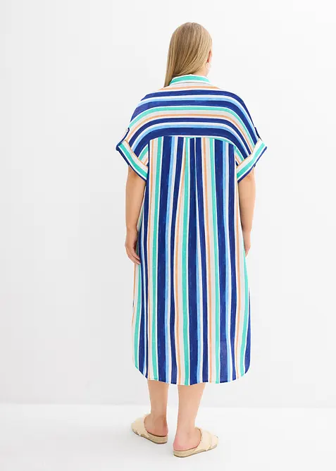 Blusenkleid aus flie&szlig;ender Viskose, bonprix