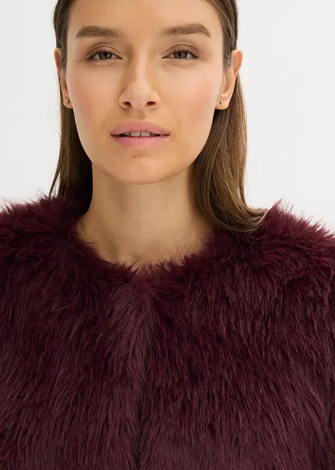 Fellimitat-Jacke, bonprix