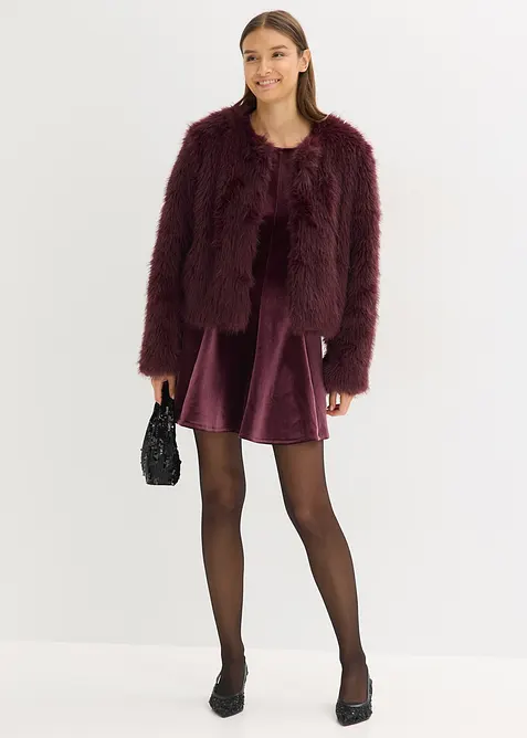 Fellimitat-Jacke, bonprix