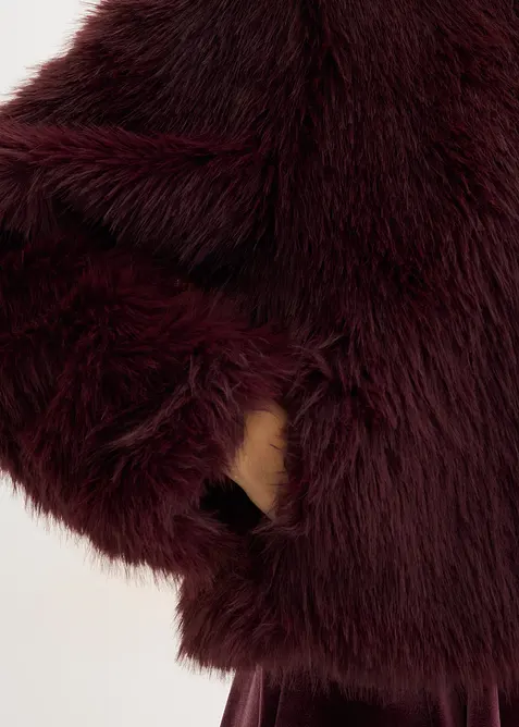 Fellimitat-Jacke, bonprix