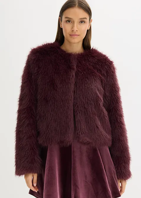 Fellimitat-Jacke, bonprix