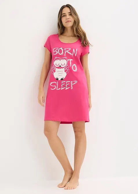 Chemise de nuit 100% coton, bonprix