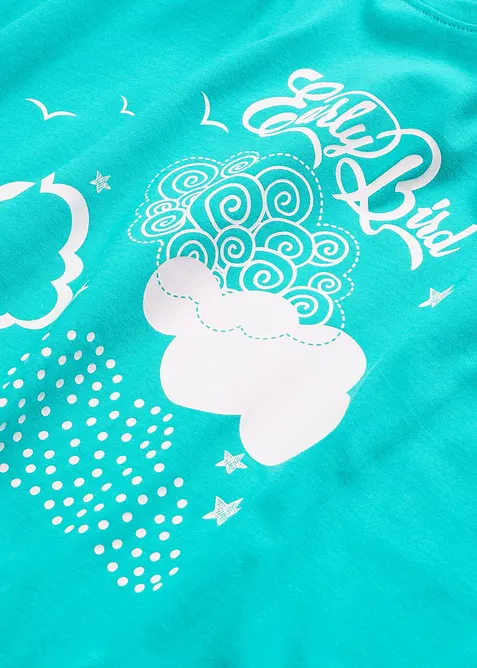 Pyjama corsaire 100% coton, bonprix