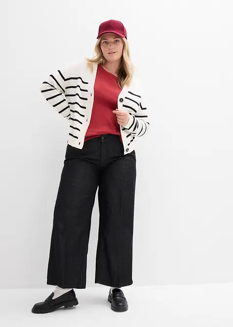 Rippshirt mit reiner Bio-Baumwolle (2er Pack), bonprix