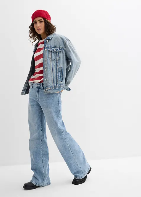 Oversize-Shirt aus reiner Bio-Baumwolle, bonprix