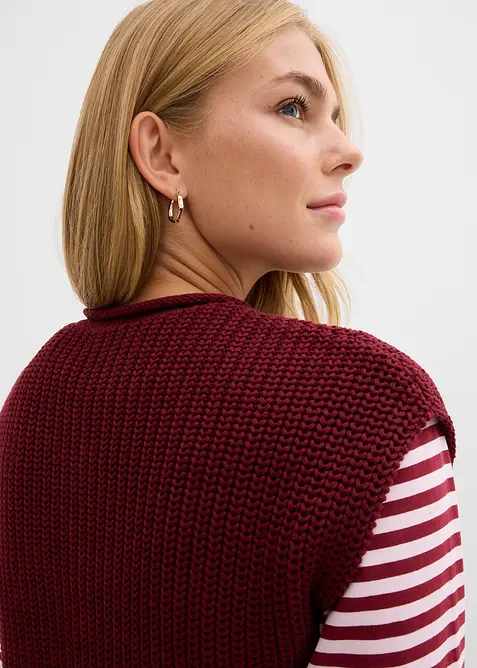 Strick-Weste mit Taschen, bonprix