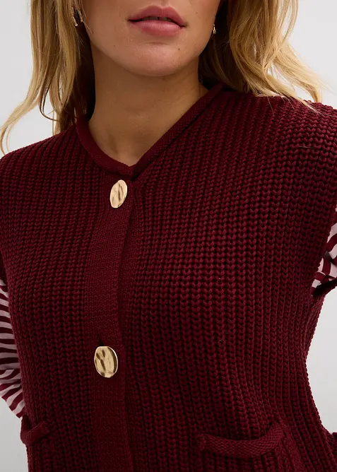 Strick-Weste mit Taschen, bonprix