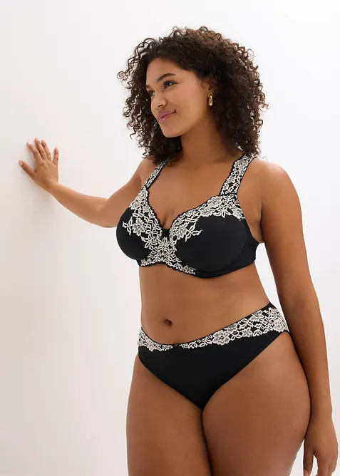 Lot de 2 soutiens-gorge &agrave; armatures et bretelles rembourr&eacute;es, bonprix