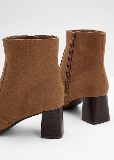 Bottines &agrave; talon bloc, bonprix