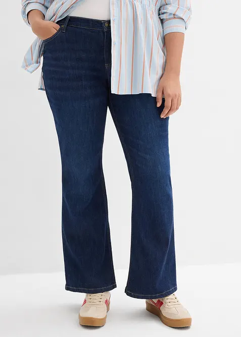 Flared-Jeans, Mid Waist, bonprix