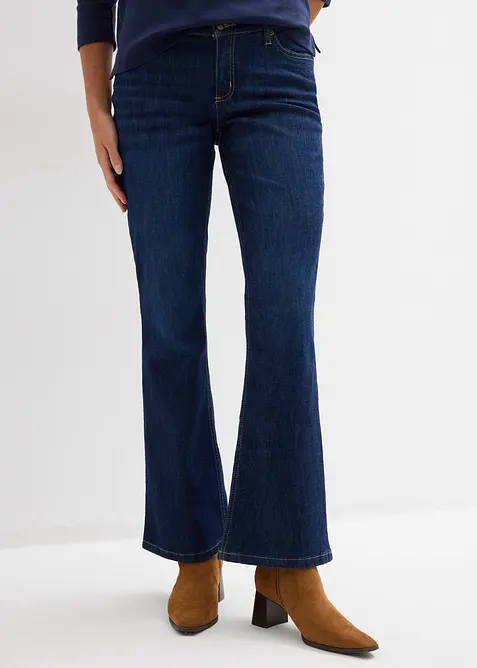 Jean flare, taille mi-haute, bonprix